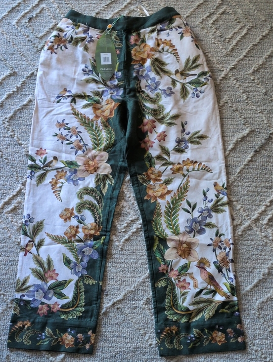 Pants - Farm Rio Nature Sand Pants Size Medium
